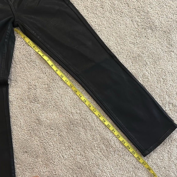 PAIGE Coated Cindy Jeans | Size 25 | Black Fog Luxe Coating - Picture 4 of 9